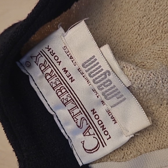 EUC 1960s VTG Castleberry I.Magnin Striped Button Detail Sweater Dress - Picture 10 of 14